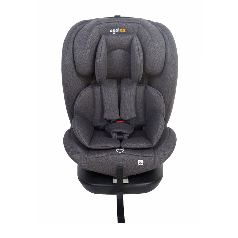 OG801A ECE R129 ISIZE 베이비 카 좌석 40-150cm ISOFIX 아동 안전 좌석 360도 어린이를위한 큰 기대기 회전