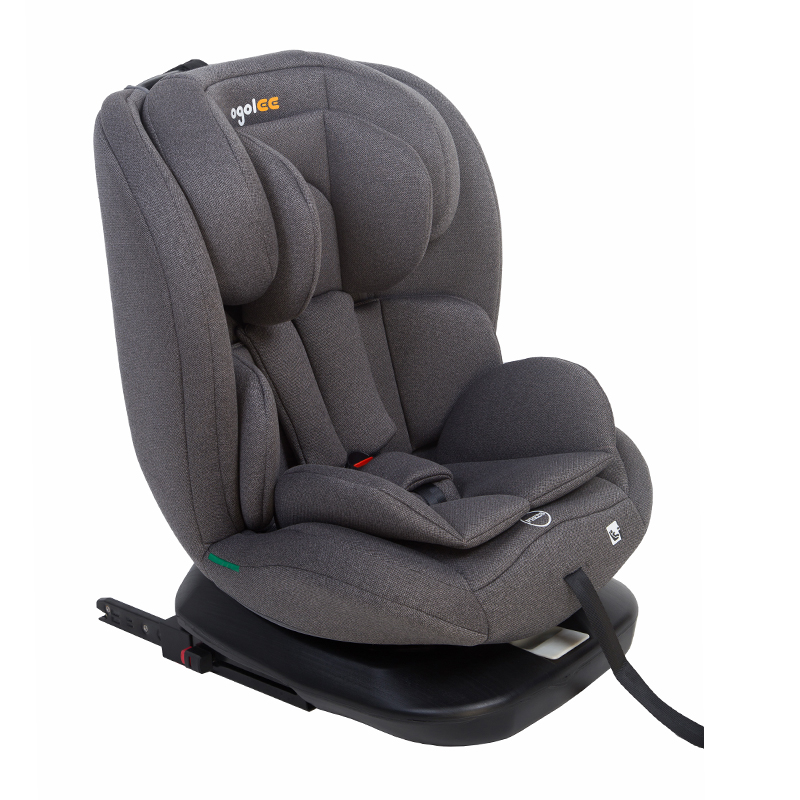 OG801A ECE R129 ISIZE 베이비 카 좌석 40-150cm ISOFIX 아동 안전 좌석 360도 어린이를위한 큰 기대기 회전