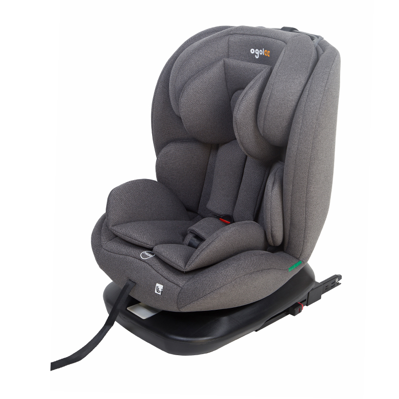 OG801A ECE R129 ISIZE 베이비 카 좌석 40-150cm ISOFIX 아동 안전 좌석 360도 어린이를위한 큰 기대기 회전
