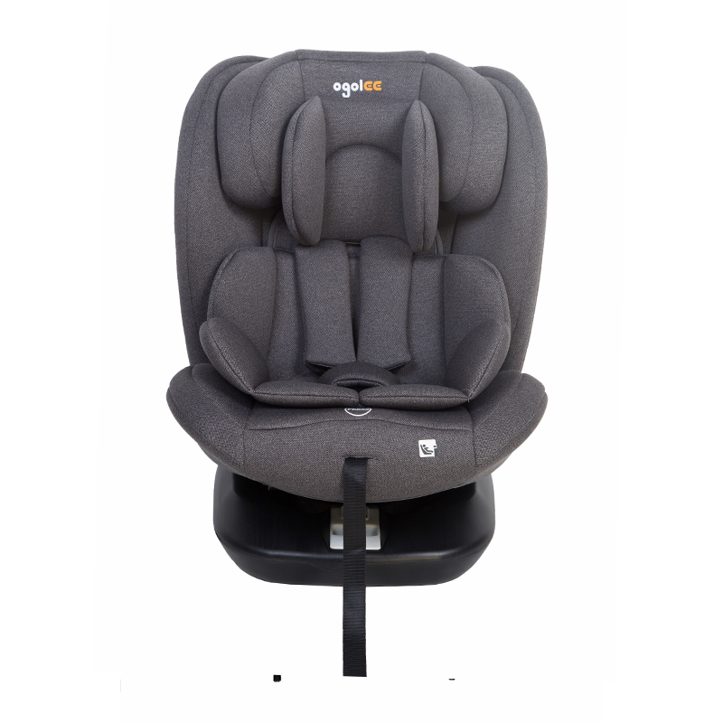 OG801A ECE R129 ISIZE 베이비 카 좌석 40-150cm ISOFIX 아동 안전 좌석 360도 어린이를위한 큰 기대기 회전