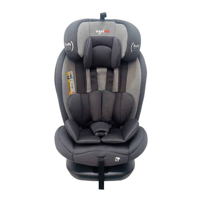 OG801A ECE R129 ISIZE 베이비 카 좌석 40-150cm ISOFIX 아동 안전 좌석 360도 어린이를위한 큰 기대기 회전