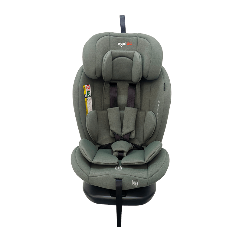OG801A ECE R129 ISIZE 베이비 카 좌석 40-150cm ISOFIX 아동 안전 좌석 360도 어린이를위한 큰 기대기 회전