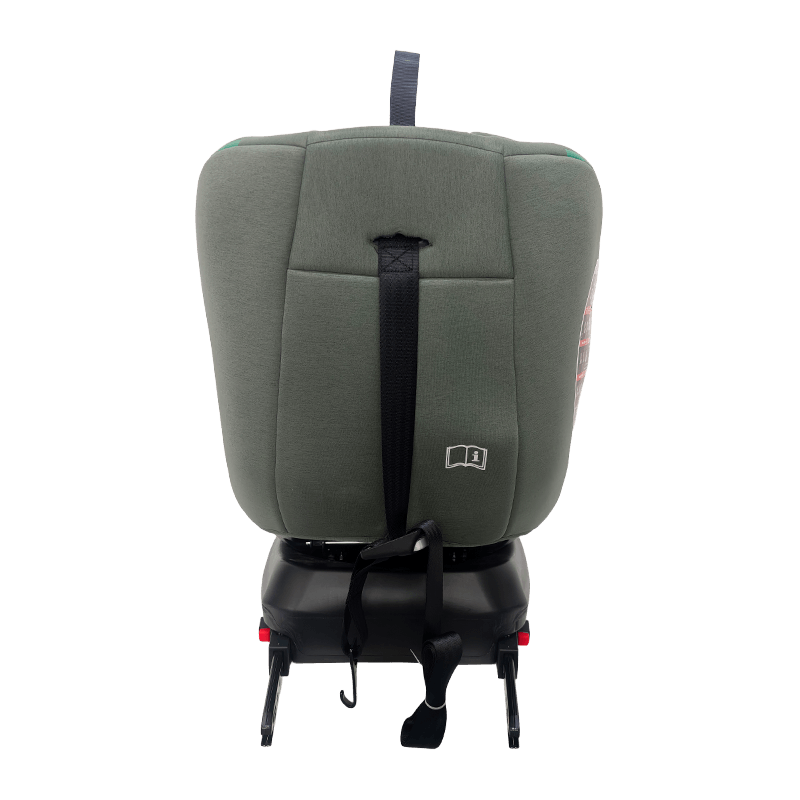 OG801A ECE R129 ISIZE 베이비 카 좌석 40-150cm ISOFIX 아동 안전 좌석 360도 어린이를위한 큰 기대기 회전
