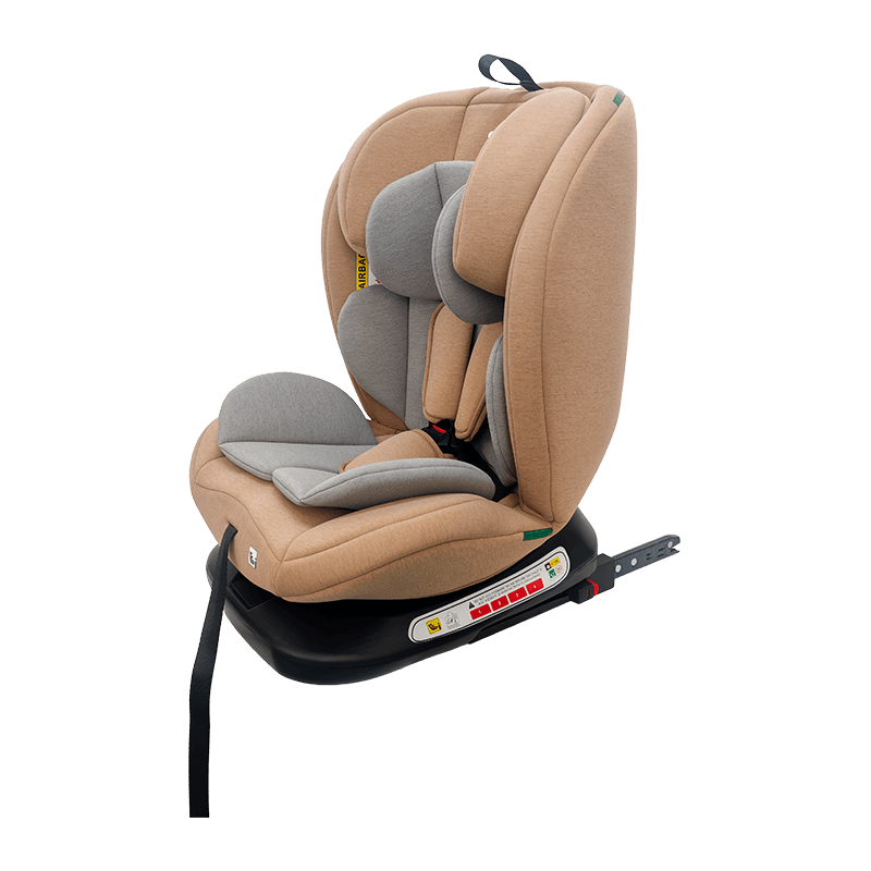 OG801A ECE R129 ISIZE 베이비 카 좌석 40-150cm ISOFIX 아동 안전 좌석 360도 어린이를위한 큰 기대기 회전